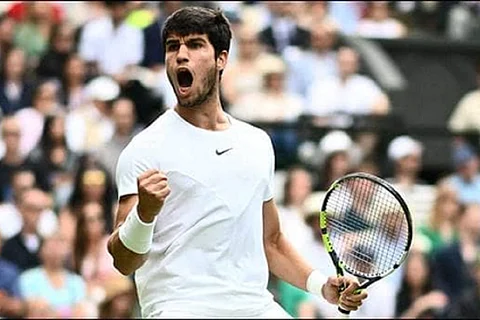 Wimbledon: Alcaraz sinks Rune, sets up semis clash against Medvedev