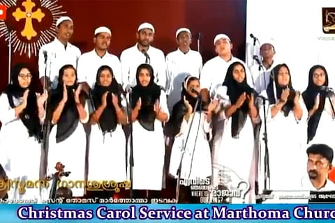 Watch: In Kerala church, choir sings Christmas carols wearing skullcaps, hijabs to protest CAA