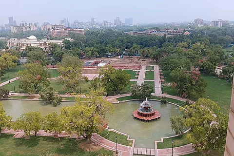 Revamped Central Vista Avenue stretching from the Vijay Chowk to the India Gate, in New Delhi,