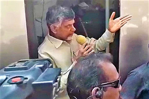 'If you mess with me, you'll be finished': AP CM Naidu threatens BJP workers