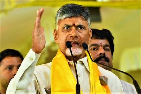 'Mafia backed by Jagan created sand scarcity in Andhra': Naidu sits on hunger strike