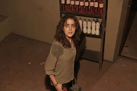 A scene from Manju Warrier film ChathurMukham