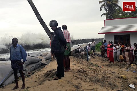 Coastal village in Ernakulam flooded again, people desperate for sea wall