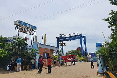 TNPCB ammonium nitrate chennai warehouse customs
