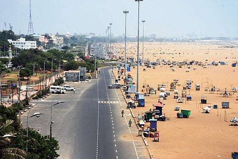 Marina Beach in Chennai