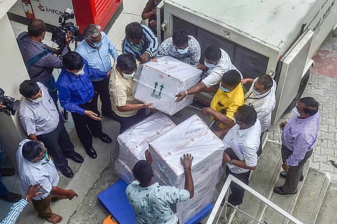 Covishield vaccines in Chennai