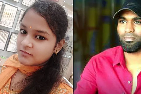 Sathya Priya (left) and Satish (right)
