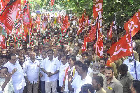 Chennai auto drivers protest