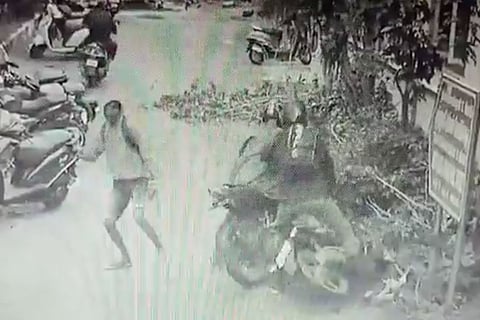 CCTV Chennai cop