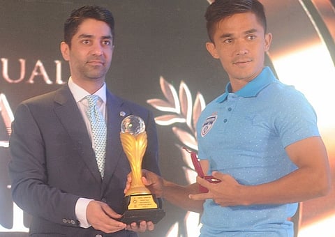 Bengaluru FC’s Sunil Chhetri bags top honours at ACT Fibernet-SWAB awards
