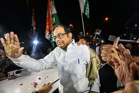 No charge framed against me: P Chidambaram as he walks out of Tihar