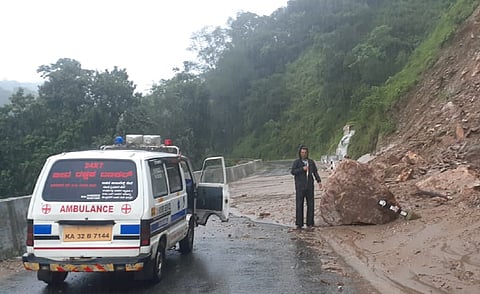 Landslide in Chikkamagaluru
