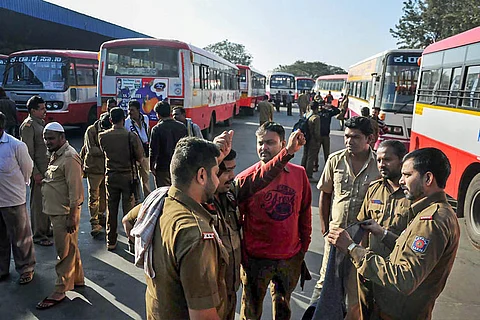 Strike partially affects Bengaluru and rest of K’taka, bus services hit