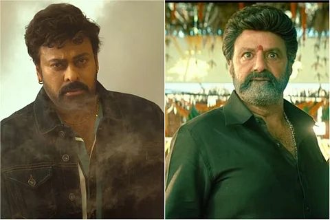 Actors Chiranjeevi and Balarkrishna