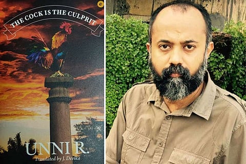 Unni R and his book The Cock is the Culprit