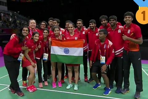 CWG 2018: India clinches historic gold in badminton mixed team event