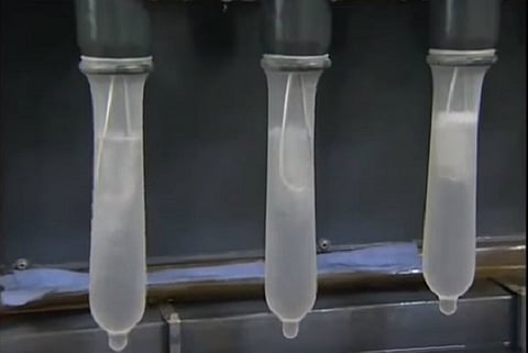Video: This is how condoms get made and tested