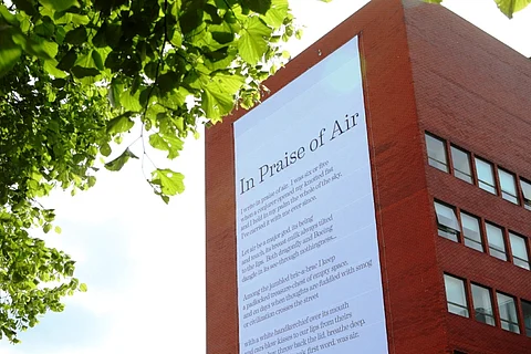 How a poem removed two tonnes of nitrogen oxide from the surrounding environment