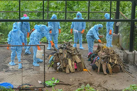 Cremation of a coronavirus patient