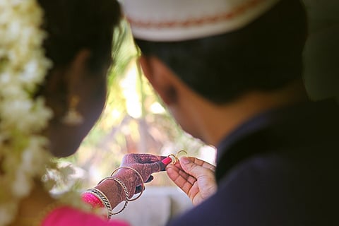 Interfaith couple