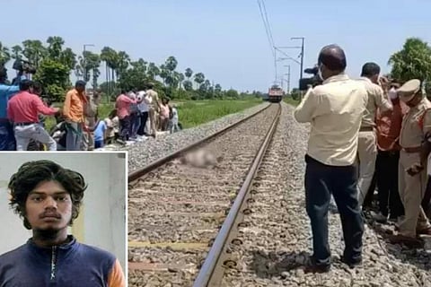 An image from the scene where accused Raju found dead