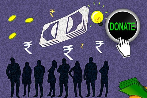 A representative image of crowdfunding