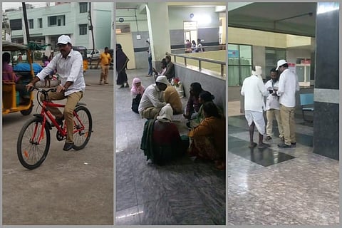 Days after taking charge, Telangana Collector cycles to govt hospital for surprise visit