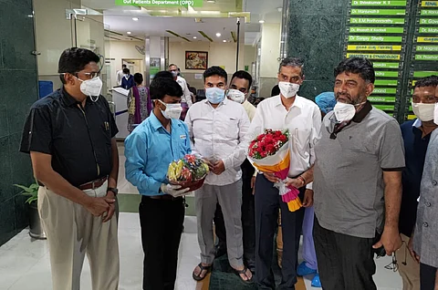 DK Shivakumar, Hospital discharged