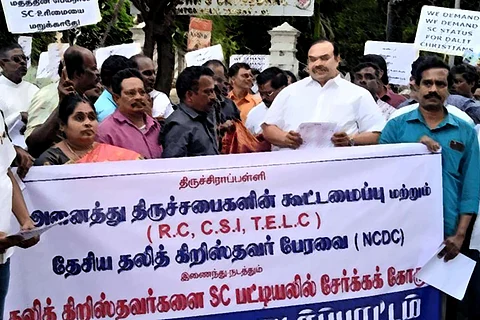 National Dalit Christian Council Protest, file image