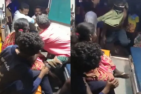 People being attacked
