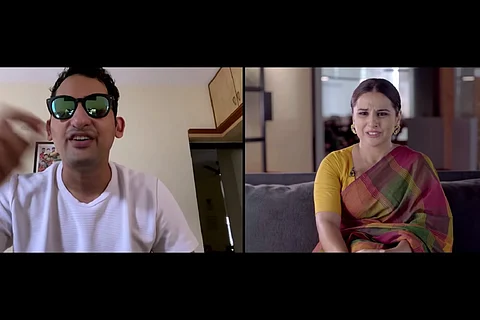 Danish Sait and Vidya Balan