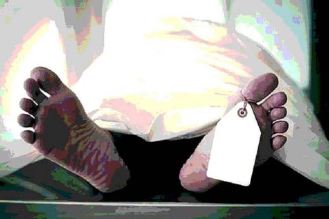 Two cops found dead in paddy field near Palakkad police camp: Representative image of a dead body