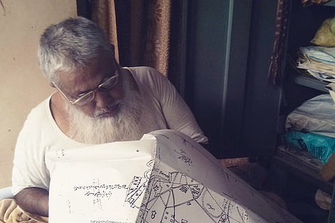 The man at the Telangana State Archives in Hyderabad