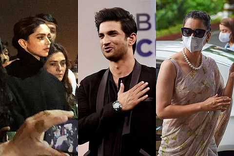 Deepika Padukone, Sushant Sing Rajput and Kangana Ranaut