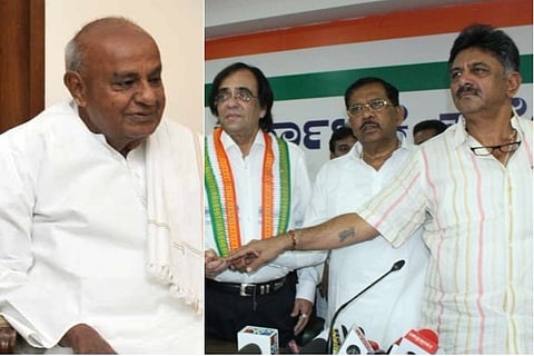 Deve Gowda-Kheny rivalry puts possible Cong-JD(S) post-poll alliance in jeopardy