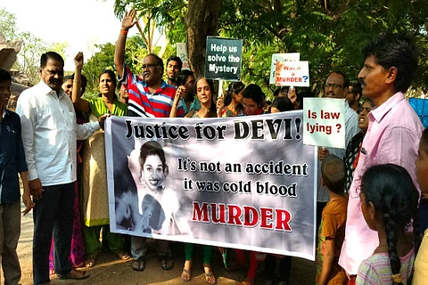 This is the Hyderabad police's version of how engineering student Devi lost her life
