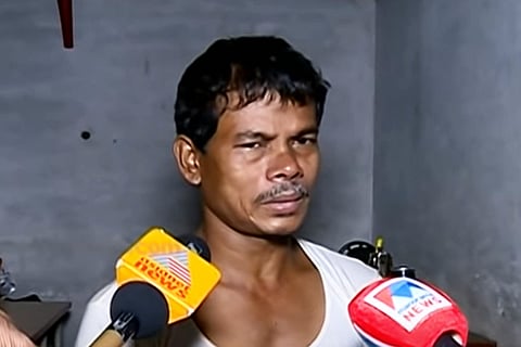 Balakrishnan, father of Devika, who allegedly killed self