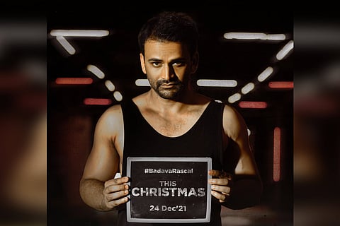 Dhananjaya in a poster from Badava Rascal