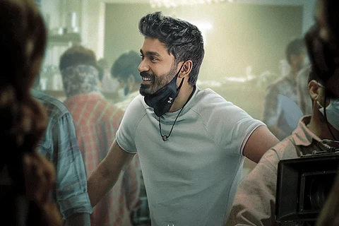 Dhanush is seen in the poster of D43