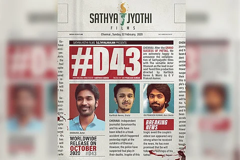 Dhanush to team up with director Karthick Naren