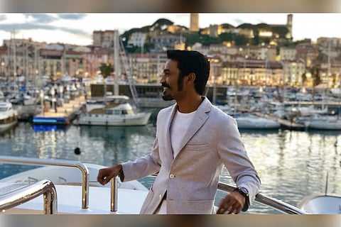 Dhanush launches ‘Vaazhkaiya Thedi Naanum Ponen’ poster in Cannes