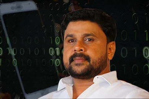Dileep against a background of cyber data