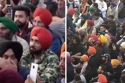 Diljit Dosanjh at farmer protests