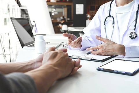 Representative image of a doctor consultation