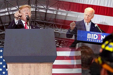 Donald Trump and Joe Biden