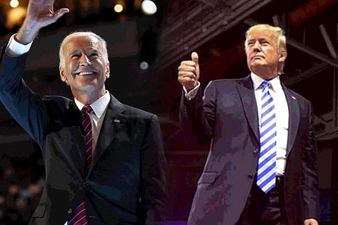 Donald Trump and Joe Biden