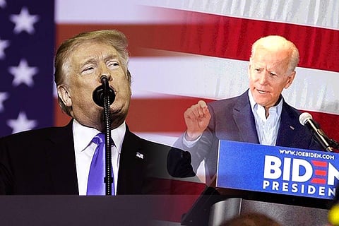Donald Trump and Joe Biden