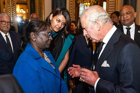 President Murmu with King Charles
