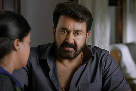 Mohanlal in black shirt in Drishyam 2