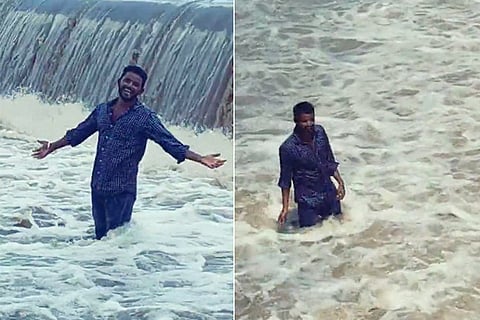 Telangana man enters overflowing stream for TikTok video, drowns later